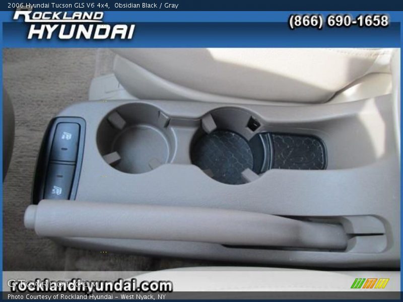 Obsidian Black / Gray 2006 Hyundai Tucson GLS V6 4x4