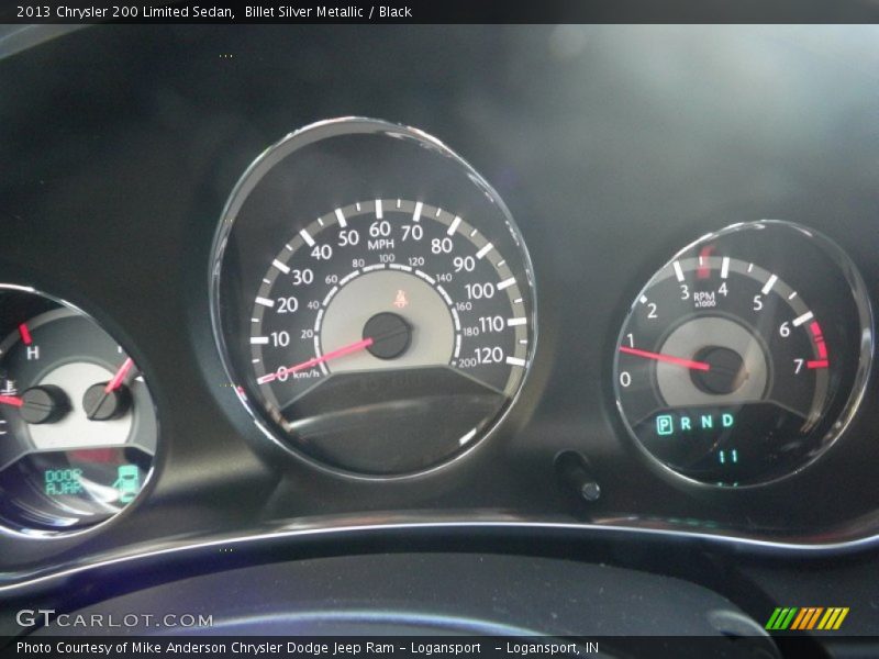 Billet Silver Metallic / Black 2013 Chrysler 200 Limited Sedan