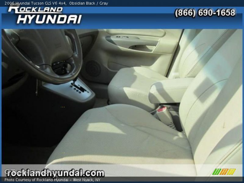 Obsidian Black / Gray 2006 Hyundai Tucson GLS V6 4x4