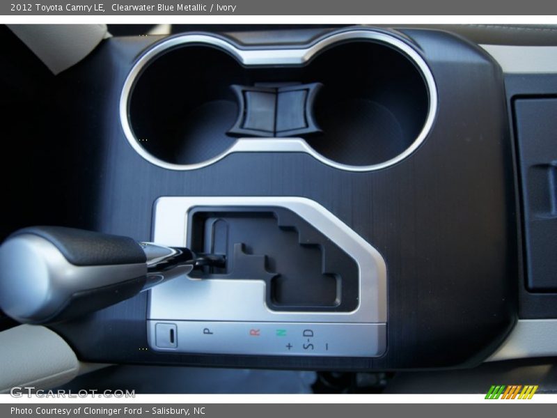 Clearwater Blue Metallic / Ivory 2012 Toyota Camry LE