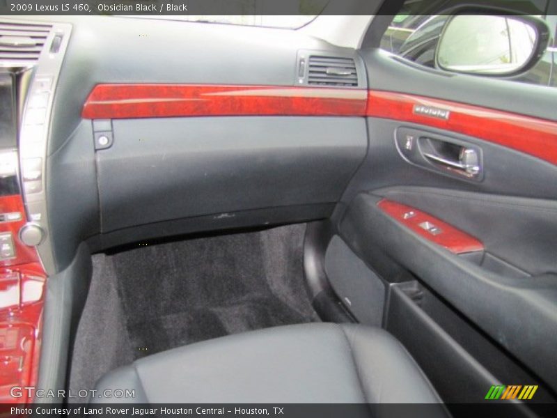 Obsidian Black / Black 2009 Lexus LS 460