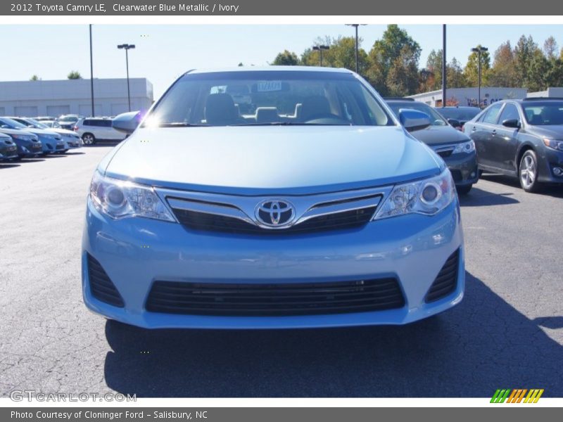 Clearwater Blue Metallic / Ivory 2012 Toyota Camry LE