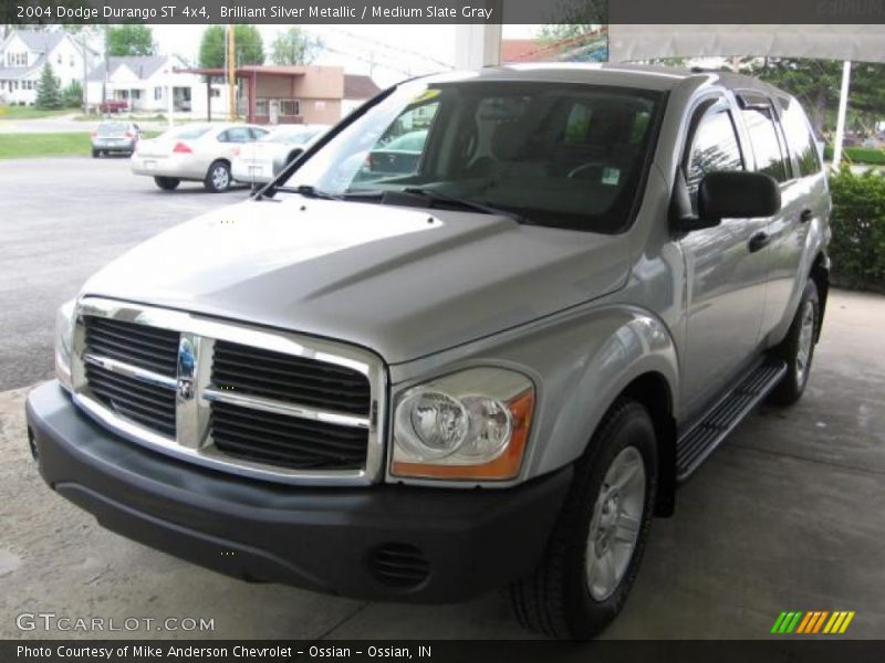 Brilliant Silver Metallic / Medium Slate Gray 2004 Dodge Durango ST 4x4