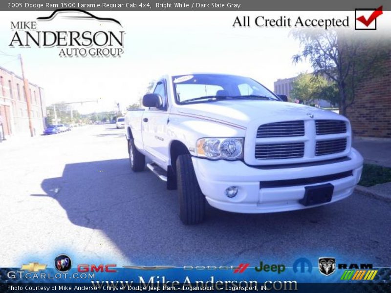 Bright White / Dark Slate Gray 2005 Dodge Ram 1500 Laramie Regular Cab 4x4