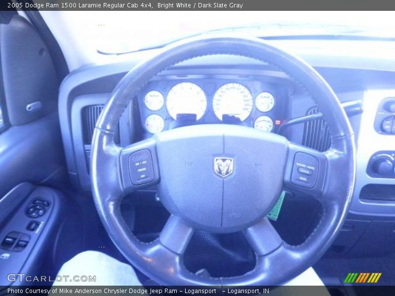 Bright White / Dark Slate Gray 2005 Dodge Ram 1500 Laramie Regular Cab 4x4