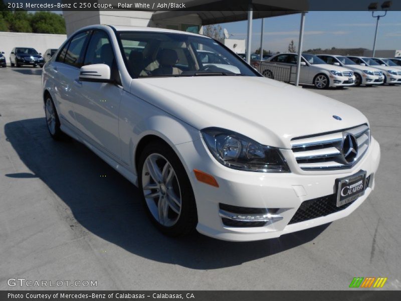 Polar White / Ash/Black 2013 Mercedes-Benz C 250 Coupe