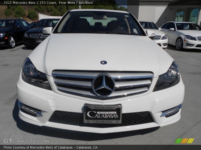 Polar White / Ash/Black 2013 Mercedes-Benz C 250 Coupe