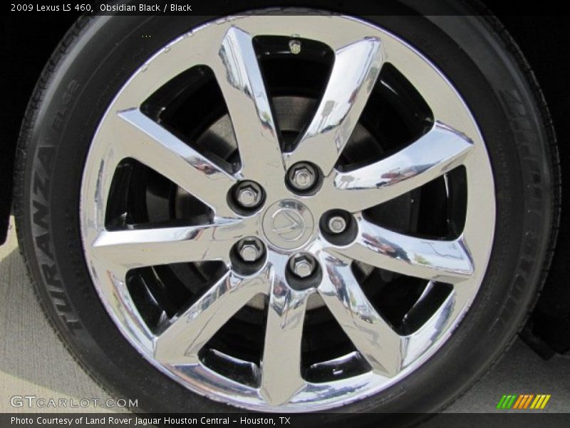 Obsidian Black / Black 2009 Lexus LS 460