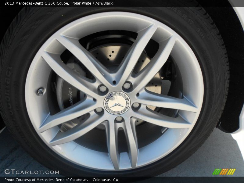 Polar White / Ash/Black 2013 Mercedes-Benz C 250 Coupe