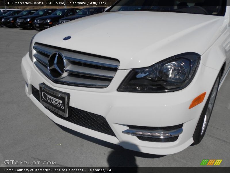 Polar White / Ash/Black 2013 Mercedes-Benz C 250 Coupe