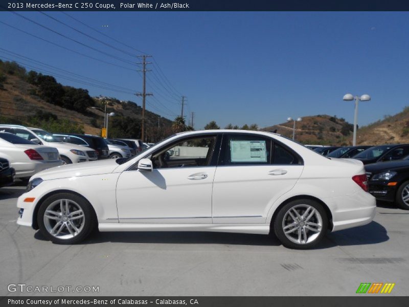 Polar White / Ash/Black 2013 Mercedes-Benz C 250 Coupe