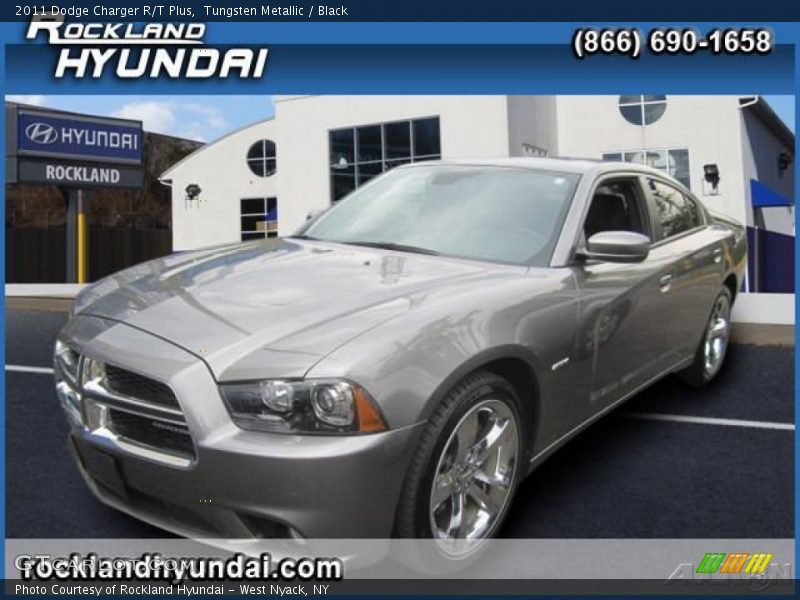 Tungsten Metallic / Black 2011 Dodge Charger R/T Plus