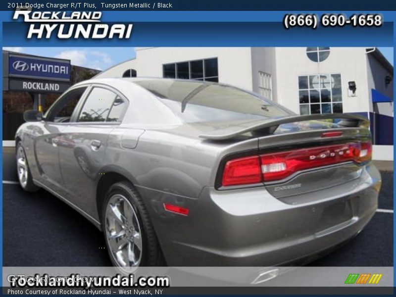 Tungsten Metallic / Black 2011 Dodge Charger R/T Plus