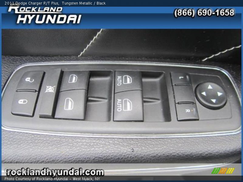Tungsten Metallic / Black 2011 Dodge Charger R/T Plus