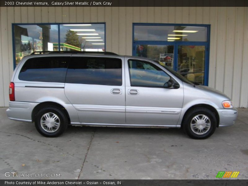 Galaxy Silver Metallic / Dark Gray 2003 Chevrolet Venture