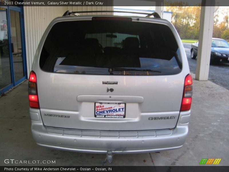 Galaxy Silver Metallic / Dark Gray 2003 Chevrolet Venture