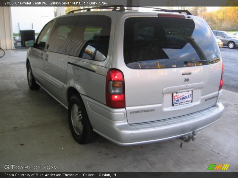 Galaxy Silver Metallic / Dark Gray 2003 Chevrolet Venture