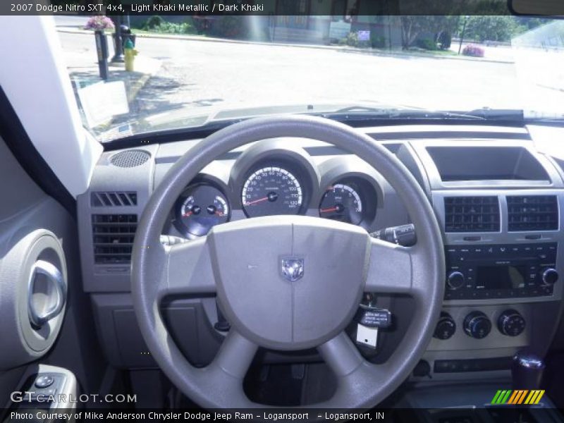 Light Khaki Metallic / Dark Khaki 2007 Dodge Nitro SXT 4x4