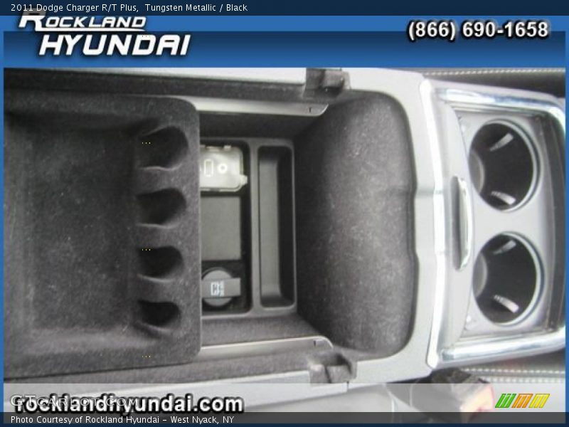 Tungsten Metallic / Black 2011 Dodge Charger R/T Plus