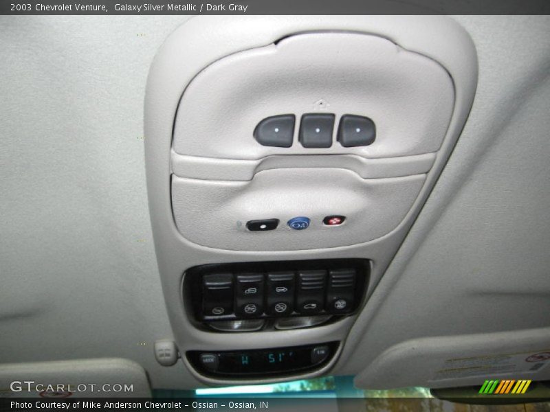 Galaxy Silver Metallic / Dark Gray 2003 Chevrolet Venture