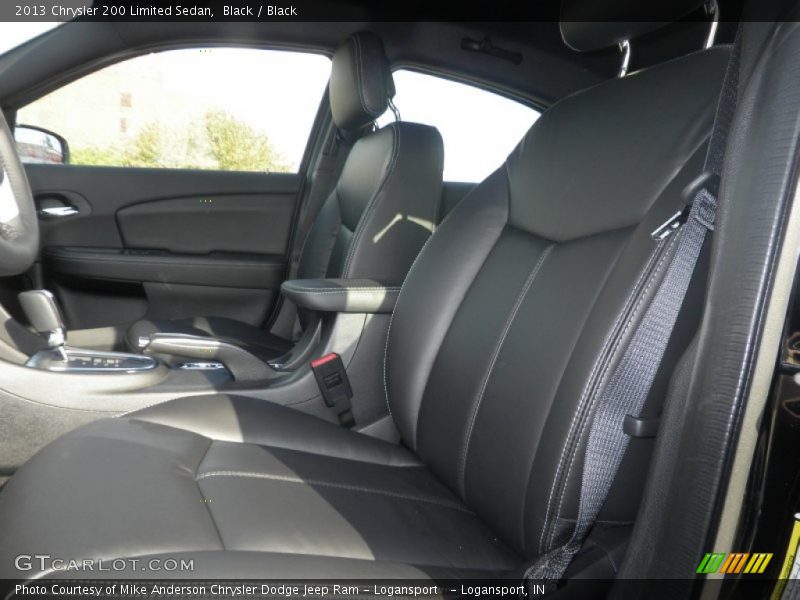 Black / Black 2013 Chrysler 200 Limited Sedan