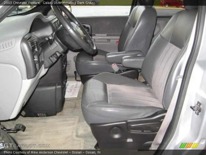 Galaxy Silver Metallic / Dark Gray 2003 Chevrolet Venture