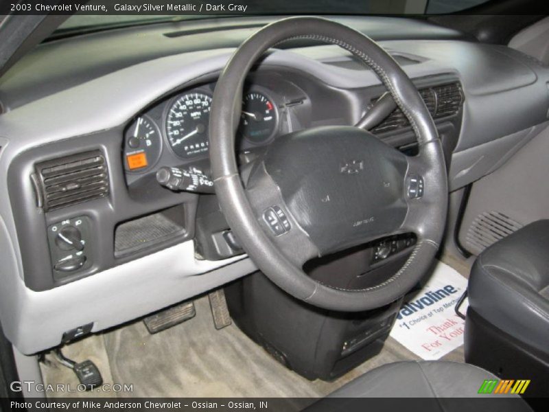 Galaxy Silver Metallic / Dark Gray 2003 Chevrolet Venture