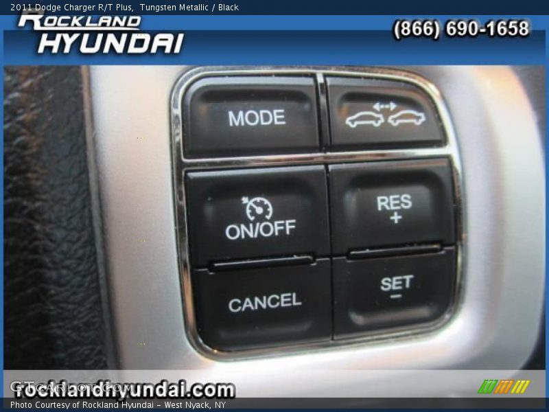 Tungsten Metallic / Black 2011 Dodge Charger R/T Plus