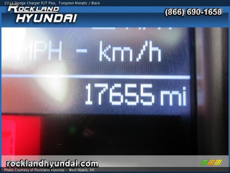 Tungsten Metallic / Black 2011 Dodge Charger R/T Plus