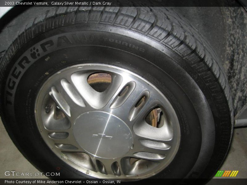 Galaxy Silver Metallic / Dark Gray 2003 Chevrolet Venture