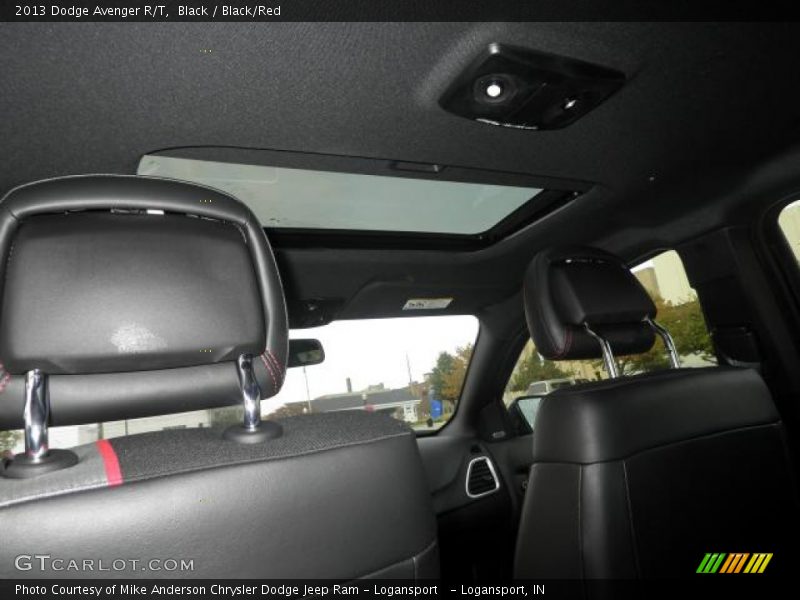 Black / Black/Red 2013 Dodge Avenger R/T