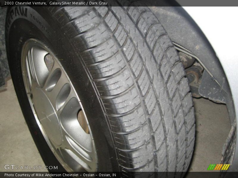 Galaxy Silver Metallic / Dark Gray 2003 Chevrolet Venture
