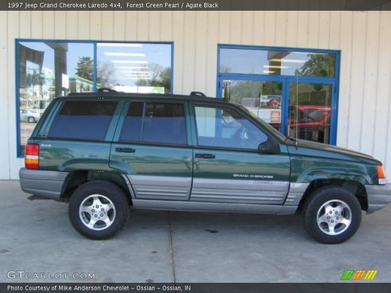 Forest Green Pearl / Agate Black 1997 Jeep Grand Cherokee Laredo 4x4