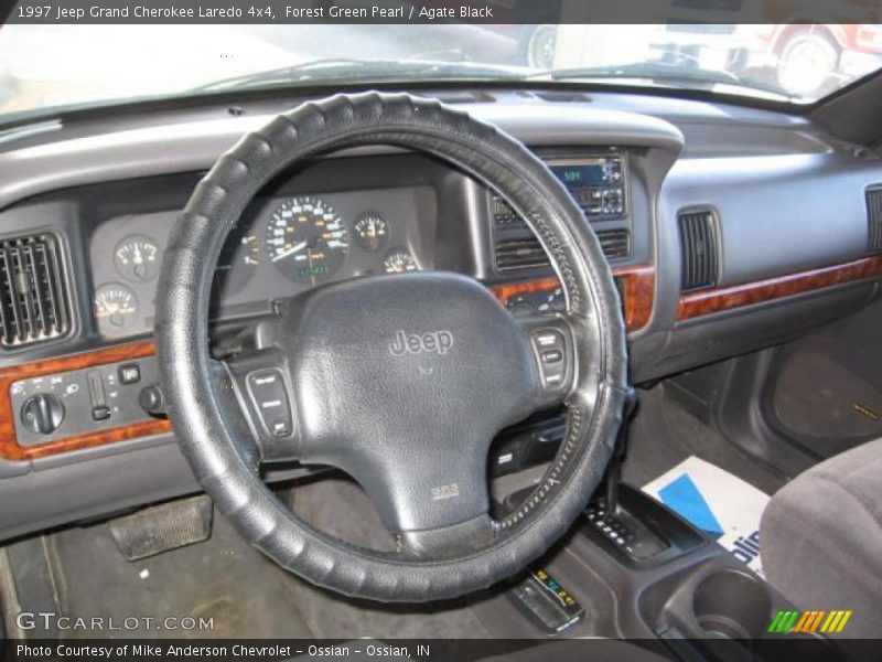 Forest Green Pearl / Agate Black 1997 Jeep Grand Cherokee Laredo 4x4