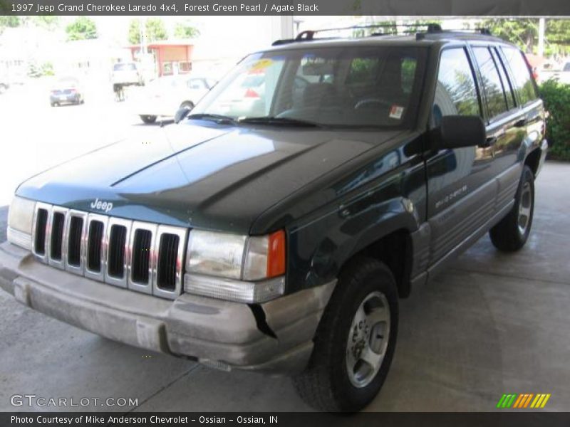 Forest Green Pearl / Agate Black 1997 Jeep Grand Cherokee Laredo 4x4