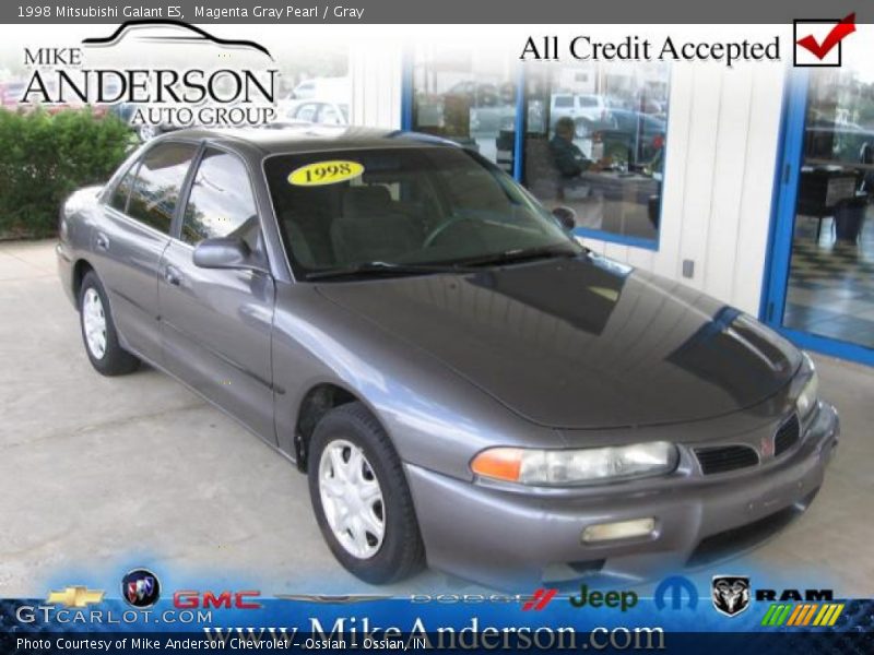 Magenta Gray Pearl / Gray 1998 Mitsubishi Galant ES