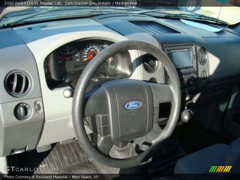 Dark Shadow Grey Metallic / Medium Flint 2007 Ford F150 XL Regular Cab