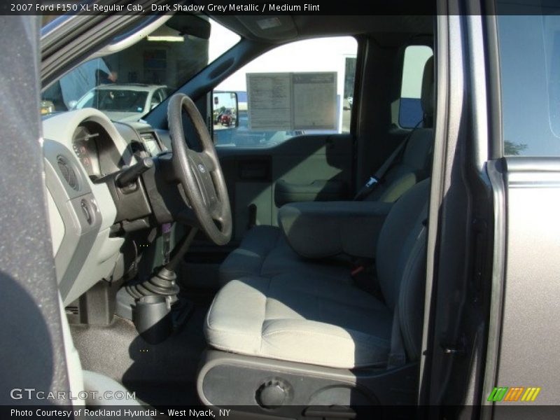 Dark Shadow Grey Metallic / Medium Flint 2007 Ford F150 XL Regular Cab