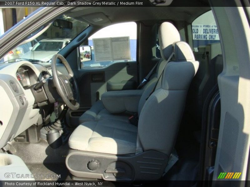 Dark Shadow Grey Metallic / Medium Flint 2007 Ford F150 XL Regular Cab