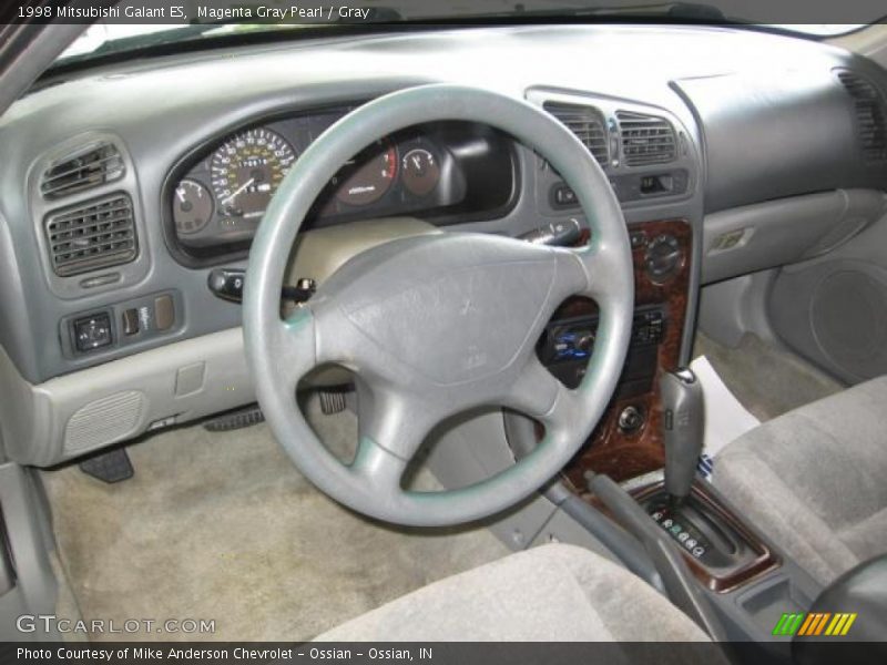 Magenta Gray Pearl / Gray 1998 Mitsubishi Galant ES