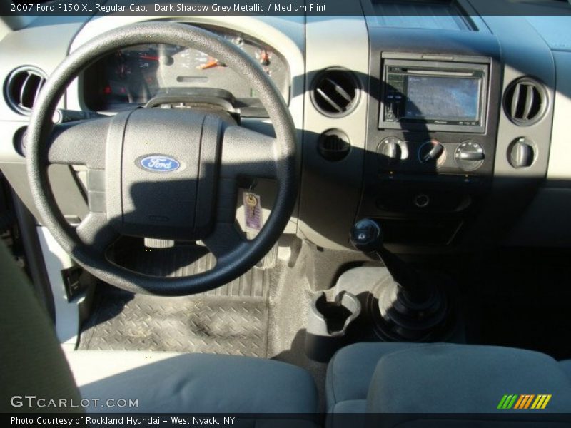 Dark Shadow Grey Metallic / Medium Flint 2007 Ford F150 XL Regular Cab