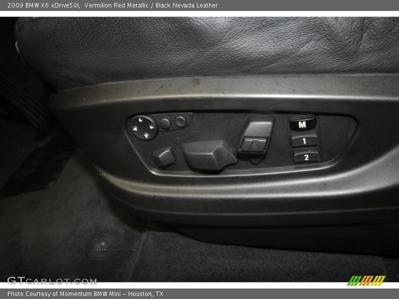 Vermilion Red Metallic / Black Nevada Leather 2009 BMW X6 xDrive50i