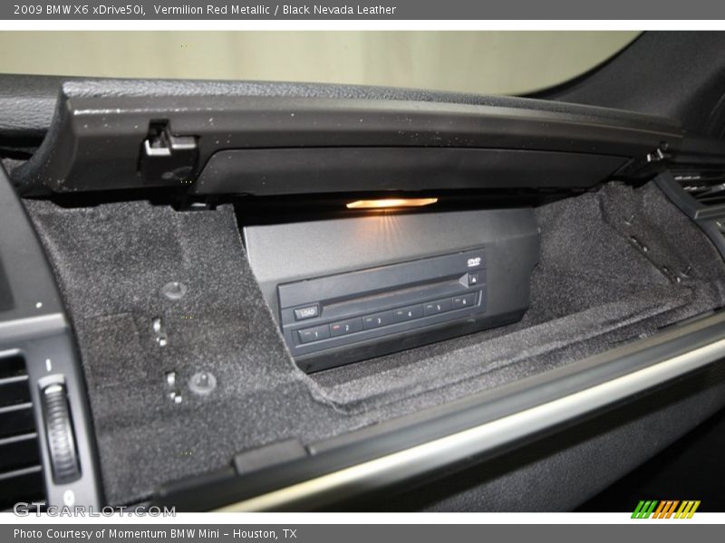Vermilion Red Metallic / Black Nevada Leather 2009 BMW X6 xDrive50i
