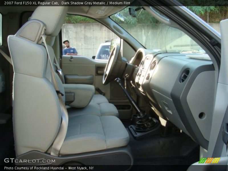 Dark Shadow Grey Metallic / Medium Flint 2007 Ford F150 XL Regular Cab