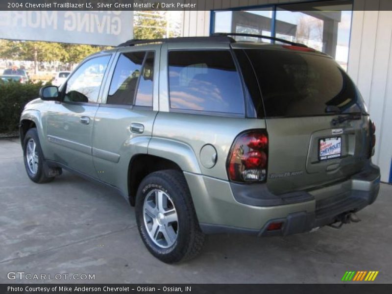 Silver Green Metallic / Dark Pewter 2004 Chevrolet TrailBlazer LS