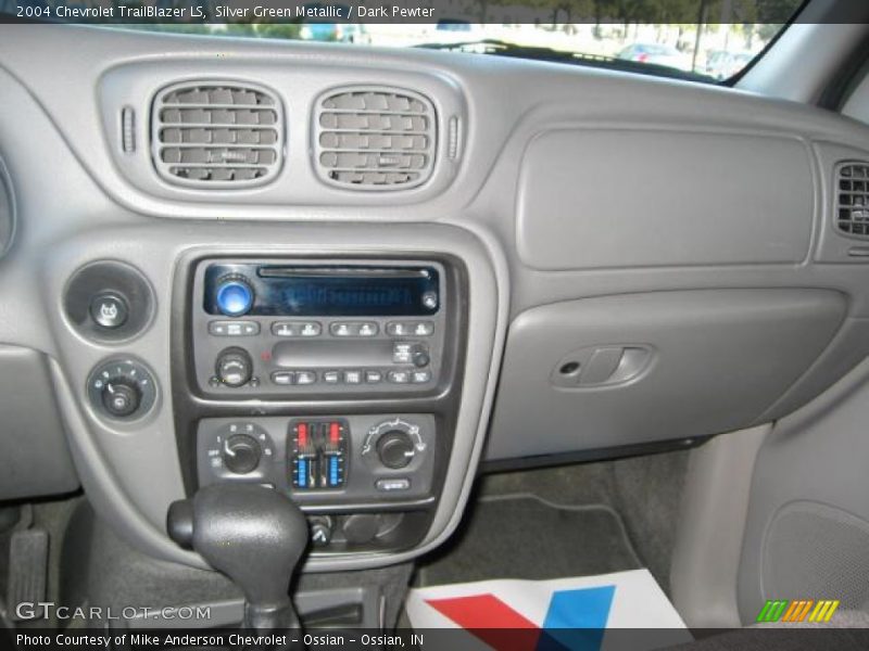 Silver Green Metallic / Dark Pewter 2004 Chevrolet TrailBlazer LS