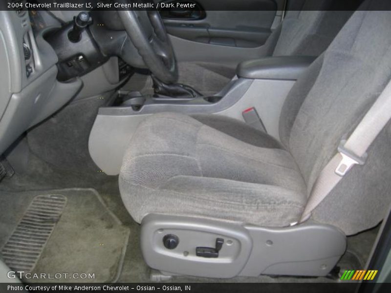 Silver Green Metallic / Dark Pewter 2004 Chevrolet TrailBlazer LS