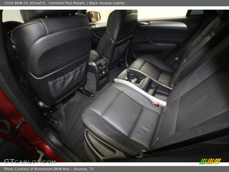 Vermilion Red Metallic / Black Nevada Leather 2009 BMW X6 xDrive50i
