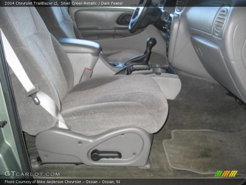 Silver Green Metallic / Dark Pewter 2004 Chevrolet TrailBlazer LS