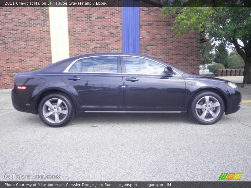 Taupe Gray Metallic / Ebony 2011 Chevrolet Malibu LT